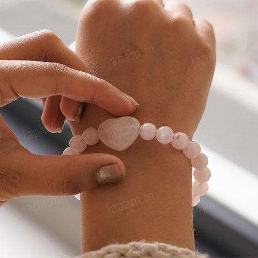 Rose Quartz Queen Of Hearts Band