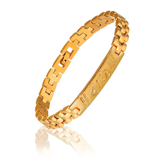Gold Plated Ram Naam Bracelet