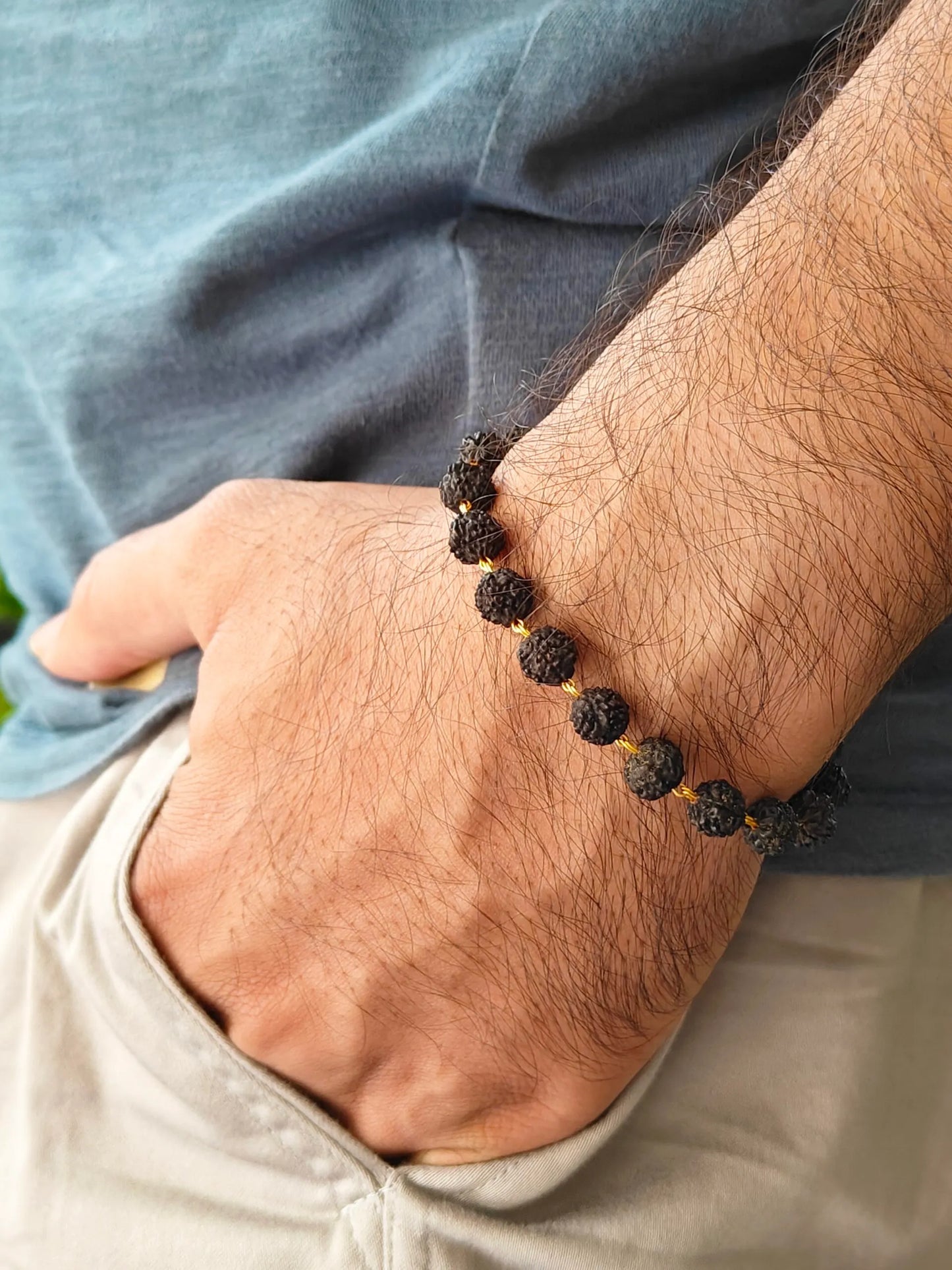 combo 5 mens rudraksh bracelets