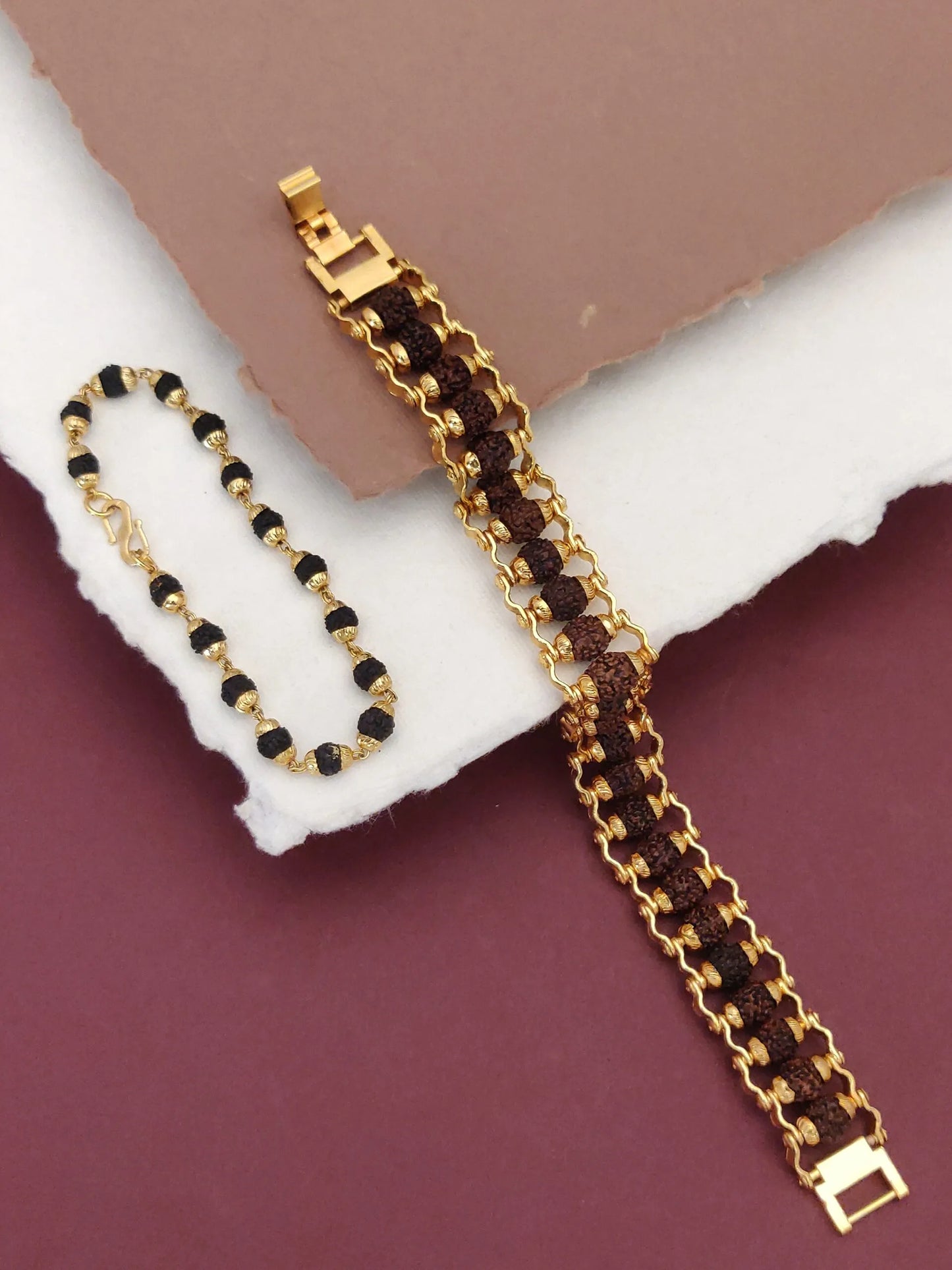 Couple Gold Plated designer bracelet + Gold Plated Female bracelet