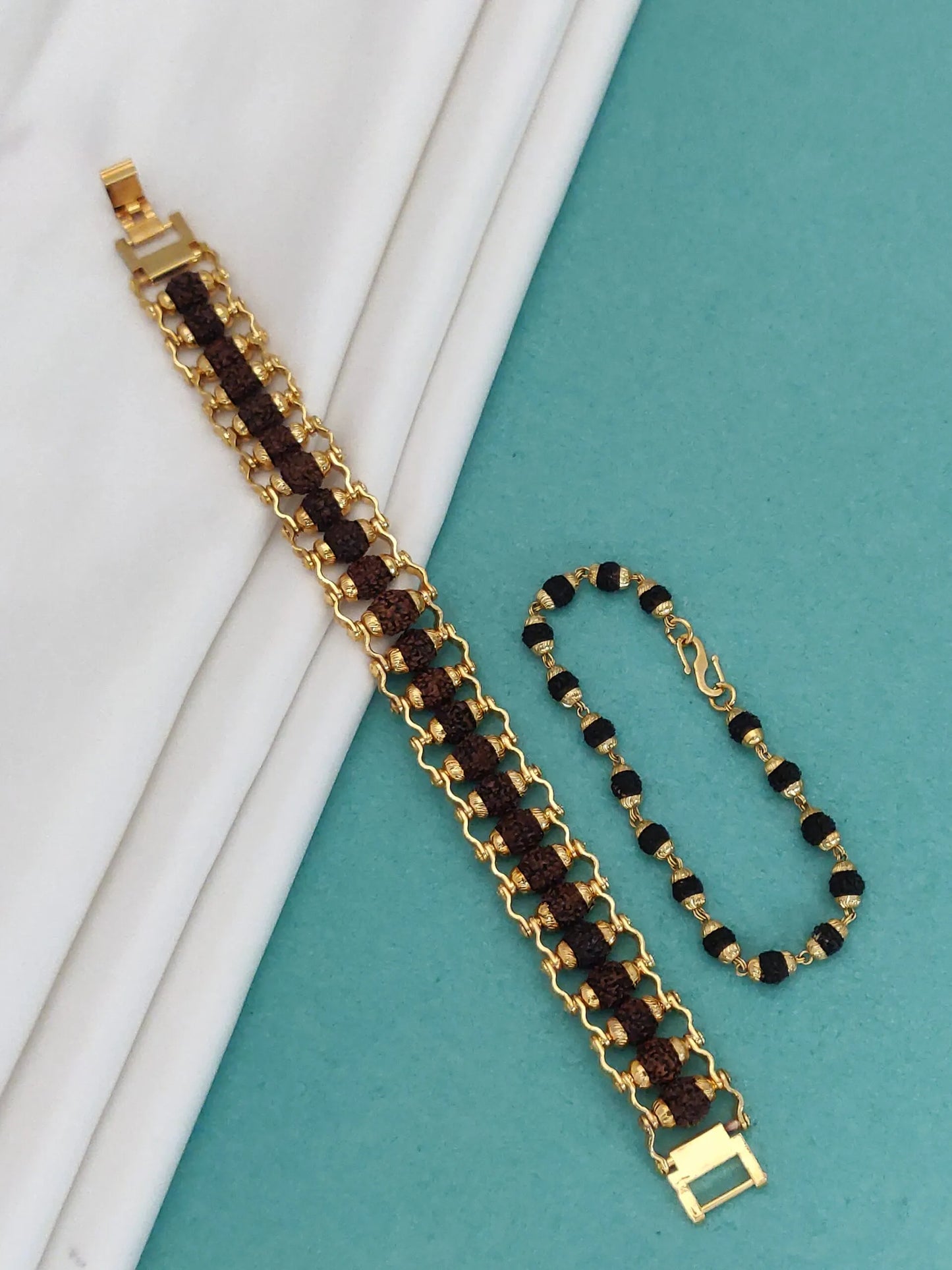 Couple Gold Plated designer bracelet + Gold Plated Female bracelet