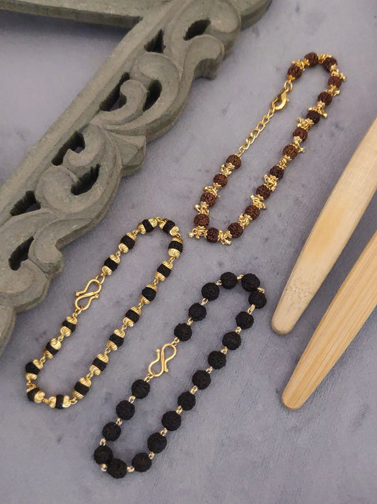 combo 3 female Rudraksh bracelets