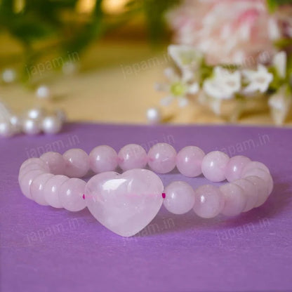Rose Quartz Queen Of Hearts Band