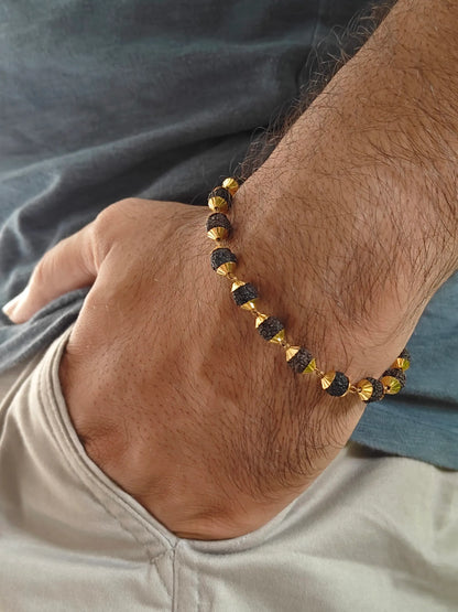 combo 5 mens rudraksh bracelets